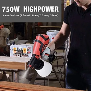 AOBEN Paint Sprayer 750W Electric Gun for Home Projects
