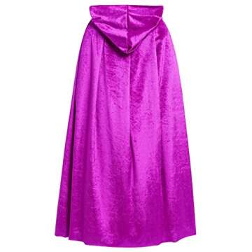 Girls Witch Costume with Cape & Wig for Halloween Fun