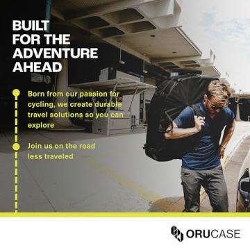 ORUCASE Bike Frame Protection Kit - 7-Piece, Padded, Universal Bike Travel Case - Bicycle Frame Protection and Chainstay Protector - Road, Gravel and MTB/Mountain Bike Armor Set for Plane, Car, Train