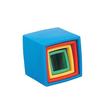 Children's Factory Nest 'N Stack Large Building Blocks, Kids/Toddler Learning Toys, Big Stacking Playset, Homeschool/Daycare/Preschool Use, Set of 4