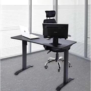 UNICOO Electric Height Adjustable Standing Desk for Home Office