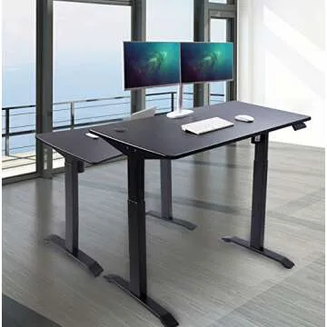 UNICOO Electric Height Adjustable Standing Desk for Home Office
