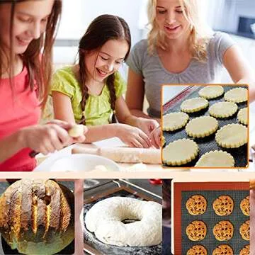Esanvil Silicone Baking Mats Set of 2 for Non-Stick Baking