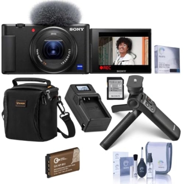 Sony ZV-1 Compact 4K Camera and Vlogger Bundle Accessory Kit