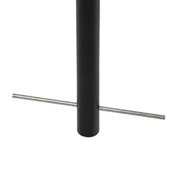 Global Industrial Wave Bike Rack, Black, Below Grade Mount, 7-Bike Capacity