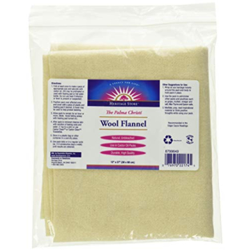 Heritage Products Palma Christi Wool Flannel – Premium Castor Oil Pack