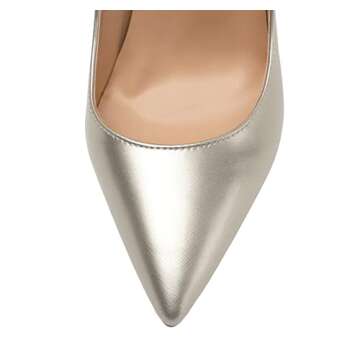 Leona Pumps - Classic Vegan Leather Pointed Toe Heels