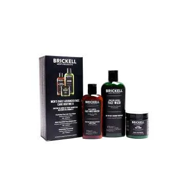 Advanced Men’s Face Care Set with Charcoal Cleanser