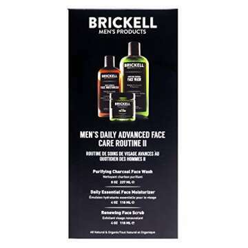 Advanced Men’s Face Care Set with Charcoal Cleanser