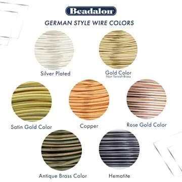 Beadalon German Style Wire Silver Plated 20 Gauge 6.5 ft