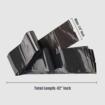 EZ Tattoo Clip Cord Covers - 100 Pcs for Tattoo Machine, Black Sleeves for Equipment Supply and Wrap