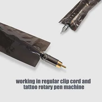 EZ Tattoo Clip Cord Covers Pack of 100 for Hygiene