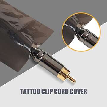 EZ Tattoo Clip Cord Covers Pack of 100 for Hygiene