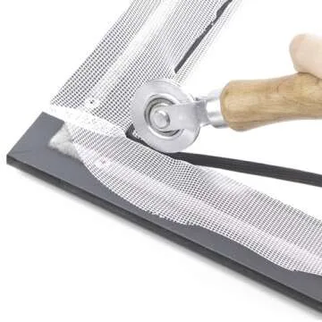 Screen Roller Tool, King&Charles Roller with Bearing - Spline Tool, Screen Repair Tool Spline Roller for Window Screen Door Repair/Install.