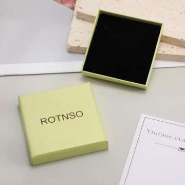 Rotnso Dainty Cross Necklace for Women Gold Plated