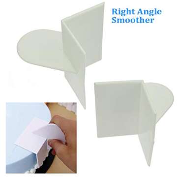 BIGTEDDY Fondant Icing Smoother Set for Cake Decoration