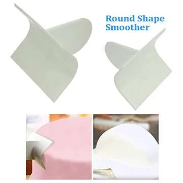 BIGTEDDY Fondant Icing Smoother Set for Cake Decoration