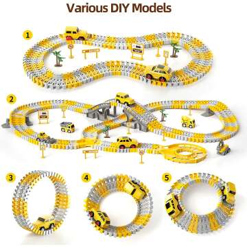 Construction Toys Race Tracks Set for Kids 3-6