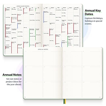Roterunner Purpose Planner B5 Undated Goal Setting Notebook