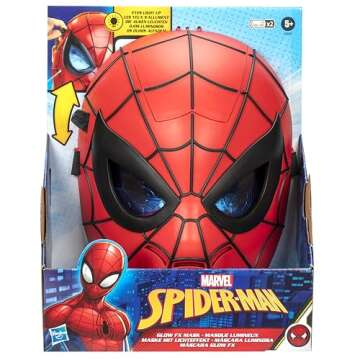 Marvel Spider-Man Glow FX Mask - Light-Up Role Play Toy for Kids Ages 5+