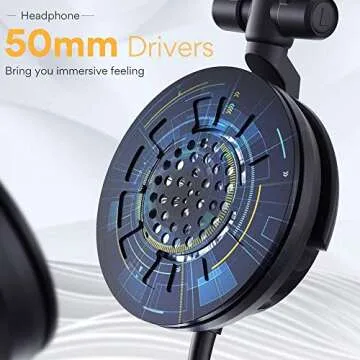 MAONO USB Podcast Microphone with Headphone Set, Zero-Latency Monitoring Computer Condenser PC Mic 192KHZ/24Bit with Mute Button for Recording, Voice Over, Streaming（AU-PM401H）