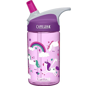 CamelBak eddy Kids Water Bottle - CamelBak Kids Big Bite Valve - Spill Proof - Water Bottle For Kids...