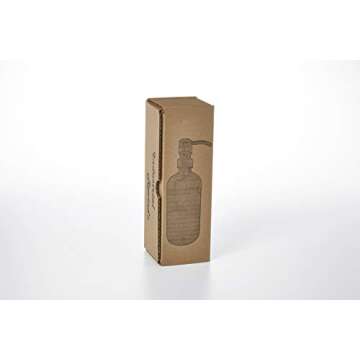 Bronze Soap Dispenser - Unique Color - Chameleon Bronze - 16oz Clear Bottle with Gun Metal Bronze Pump with Non Slip Bottom Complements Almost Any Bath/Kitchen Decor