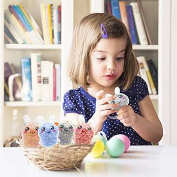 Squishy Easter Bunny Squeeze Ball for Kids & Adults
