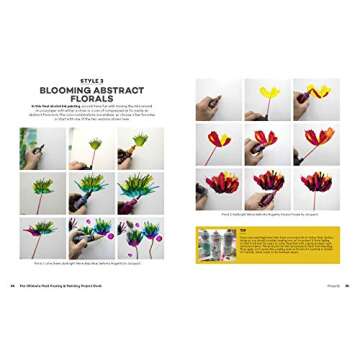 The Ultimate Fluid Pouring & Painting Project Book: Inspiration and Techniques for using Alcohol Inks, Acrylics, Resin, and more; Create colorful ... coasters, agate slices, vases, vessels & more