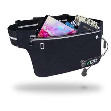 Fitter's Niche UltraSlim Fanny Waist Pack, Versatile for Men and Women, Bounce-less Sports Hiking Ru...