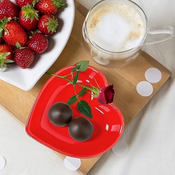 Whaline Heart Shape Sauce Dish Set - Romantic Tableware Decor