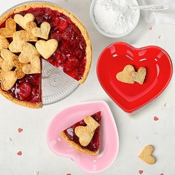 Whaline Heart Shape Sauce Dish Set - Romantic Tableware Decor