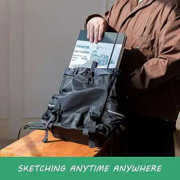 Hardcover Sketch Book with Thick 120LB Drawing Paper