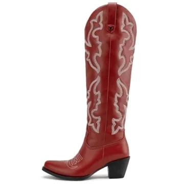 Embroidered Western Boots for Women - Stylish Comfort