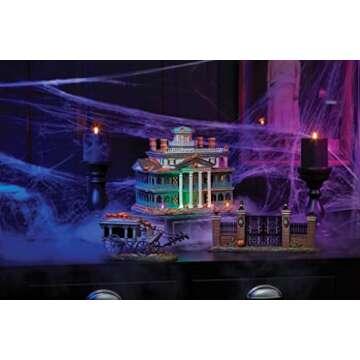 Department 56 Snow Village Halloween Accessories Disneyland The Haunted Mansion Gate Figurine, 4.75 ...