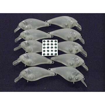 Create Your Own Custom Fishing Lures with wLure 10 Blank Crankbait Set