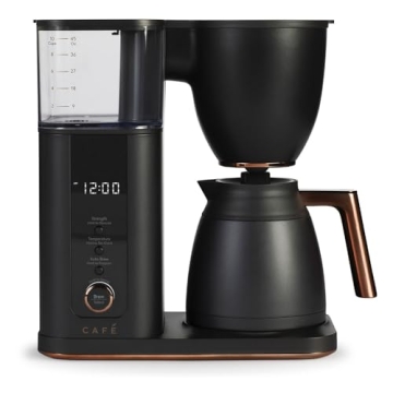 Café Specialty Drip Coffee Maker | 10-Cup Insulated Thermal Carafe | WiFi Enabled Voice-to-Brew Tec...