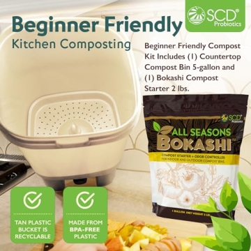 All Seasons Indoor Composter – Easy Kitchen Composting Kit
