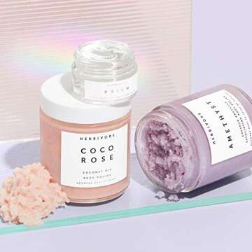 Herbivore - Natural Exfoliate + Glow Self Care Kit | Truly Natural, Clean Beauty ($62 Value)