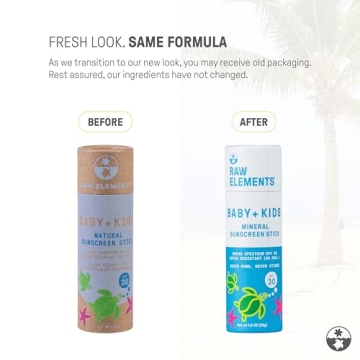 Raw Elements Organic Sunscreen Stick for Kids & Babies