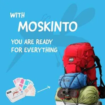 Moskinto Mosquito Itch Relief Patches, Family Pack of 42
