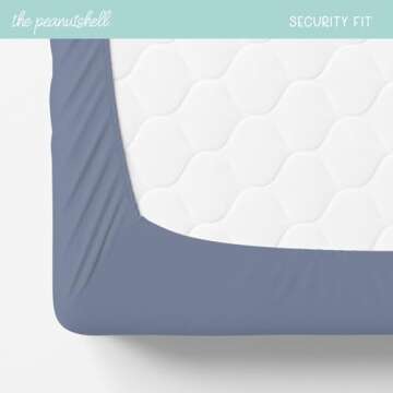 The Peanutshell Baby Bassinet Sheets Soft & Fitted