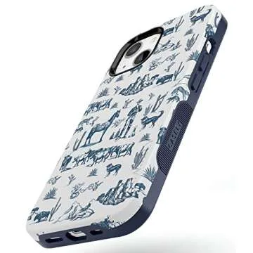 Casely iPhone 14 Case | Wild West Adventure | Desert Western | Compatible with MagSafe | Bold Protective Design