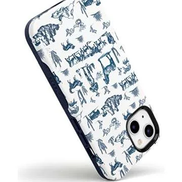 Casely iPhone 14 Case | Wild West Adventure | Desert Western | Compatible with MagSafe | Bold Protective Design