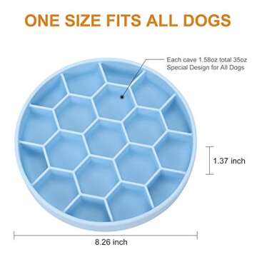 Pawow Slow Feeder Dog Bowl for Healthy Feeding