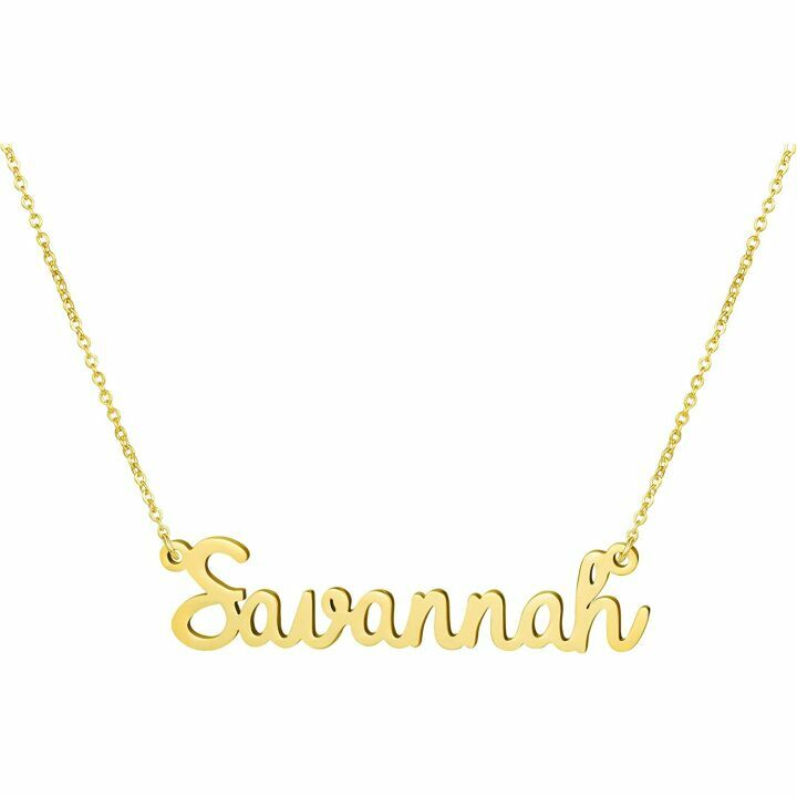 Personalized Name Necklace for New Moms and Bridesmaids