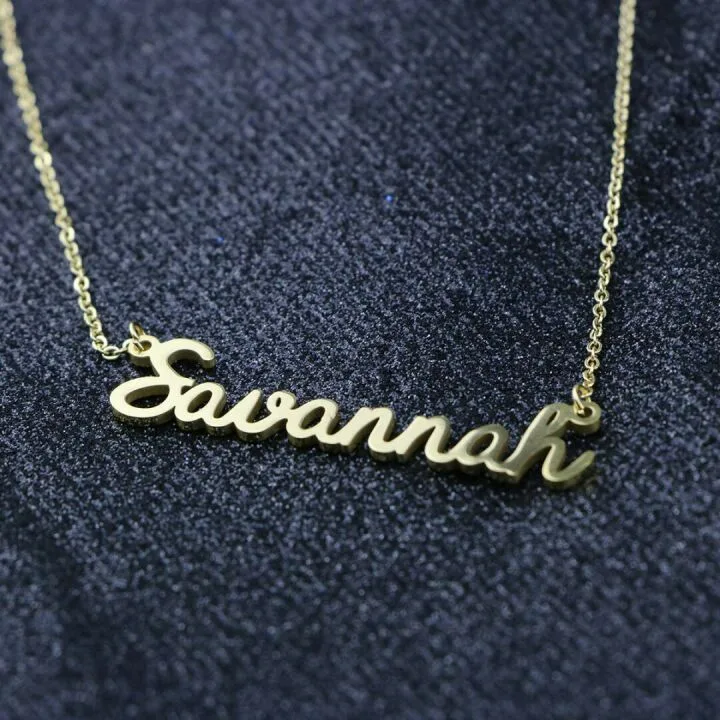 Personalized Name Necklace for New Moms and Bridesmaids