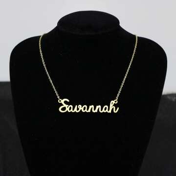 Personalized Name Necklace for New Moms and Bridesmaids