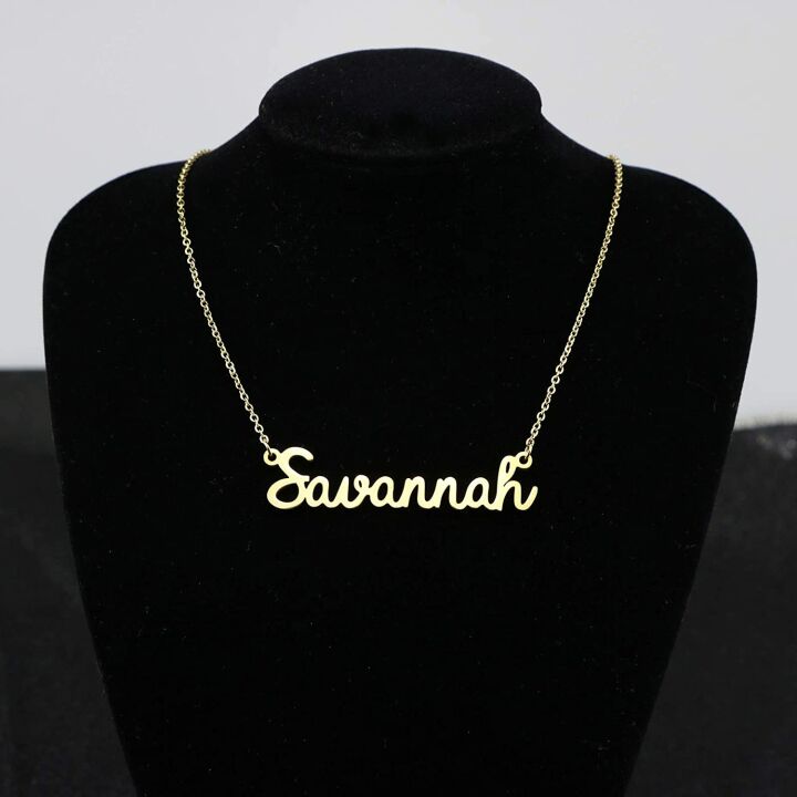 Personalized Name Necklace for New Moms and Bridesmaids