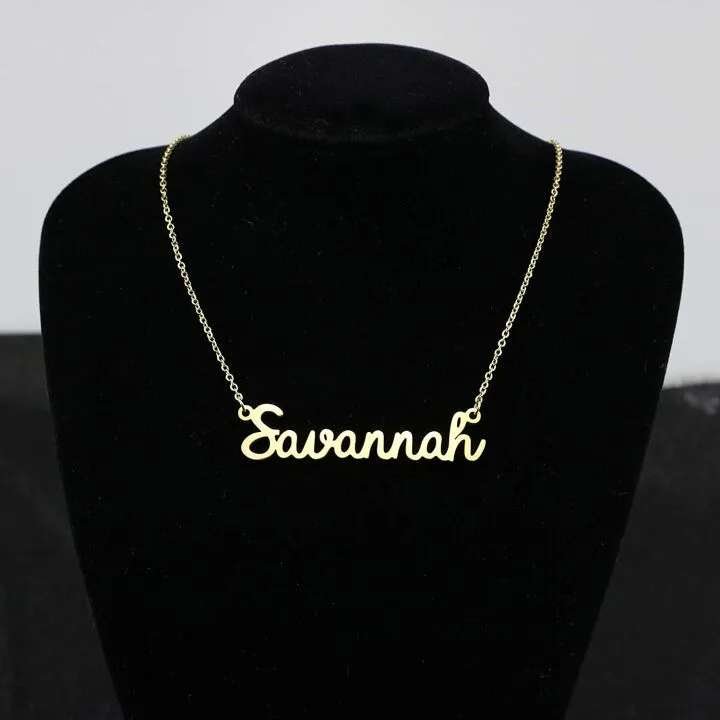 Personalized Name Necklace for New Moms and Bridesmaids